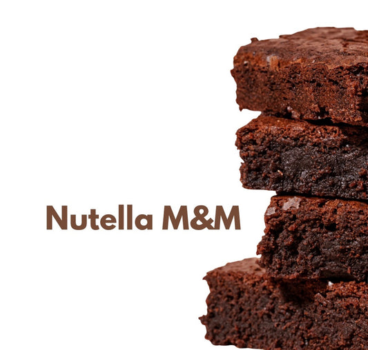 M&M and nutella Brownies (8x8)